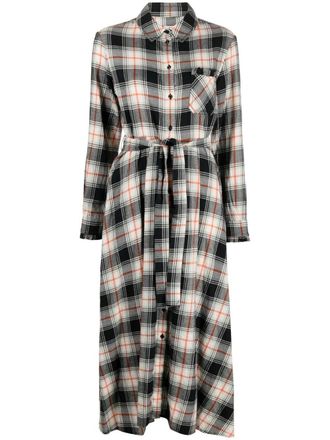 Woolrich check shirt dress - Black