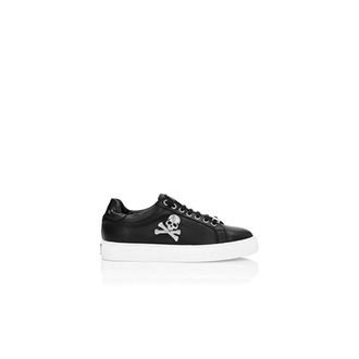 Philipp Plein Schoenen, Dames, Zwart, 39 EU, Leer, Occasion Kleedjes