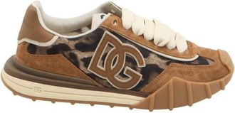 Dolce & Gabbana Brown Athletic Sneakers