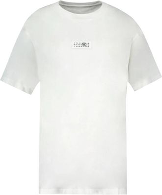 Maison Margiela T-shirt Sh 0Gc 0071 - Heren - T-shirts - Wit - S - Katoen - Tops