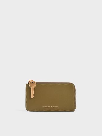 Charles & Keith Lane Key Zip-Around Wallet