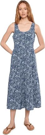 Toad&Co Sunkissed Sunsana Midi Dress Womens Dress Canal Print : XS, Elastane/Polyester