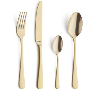 Amefa Amefa Austin Conjunto De Cubiertos 24 Piezas Dorado Mate