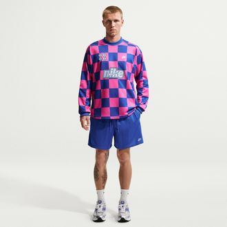 Nike Mens Nike Sportswear Club Flow Shorts in Blue | II4373-480