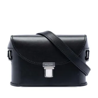 Saint Laurent Pre-owned Saint Laurent Leather Tuc Box Crossbody Unisex JRS54HS44VB814RF