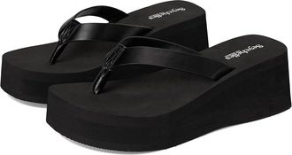 Seychelles Skyscraper V Womens Wedge Shoes Black Leather : 8.5 M, Synthetic