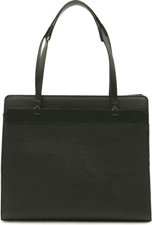 Louis Vuitton Noir Epi Leather Shoulder Bag Tote Bag (Pre-Owned)
