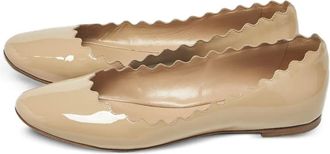 Chlo&eacute; Ballerine Lauren con finitura a smerlo - Toni neutri