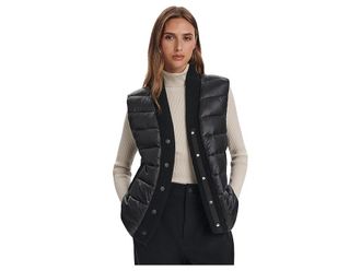 Varley Colwyn Combo Boxy Gilet Womens Coat Black : MD, Nylon
