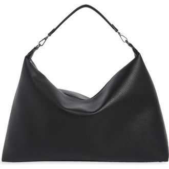 BCBGeneration Faux Leather Hobo Bag in Black at Nordstrom Rack