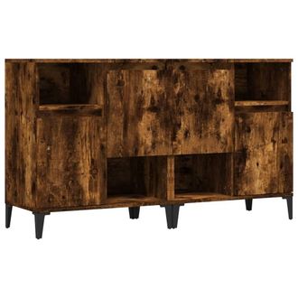 Berkfield Home Sideboards 2 pcs Smoked Oak 60x35x70 cm Engineered Wood in Brown | Size: 60 x 35 x 70 cm