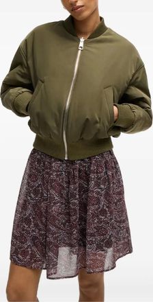 BOSS Bomber impermeabile reversibile - Verde