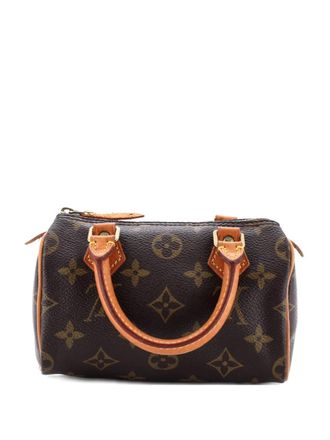 Louis Vuitton Speedy Mini HL Handbag Monogram Canvas satchel - Marrone
