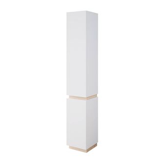Vicco Armario De Ba&ntilde;o Gloria, Blanco, 33 X 197.5 Cm Con 2 Puertas