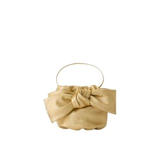 Malababa Tassen, Dames, Geel, ONE Size, Leer, Kleine crossbodytas in limited edition