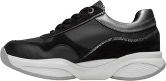 Xsensible Swx 11 Stretchwalker - Dames - Sneakers - Zwart - 39 EU - Leer - Schoenen