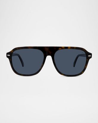 Vuarnet Men & apos;s Belvedere 13 Acetate Aviator Sunglasses
