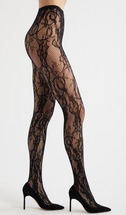 High Heel Jungle Lace Spell TIghts in Black at Nordstrom