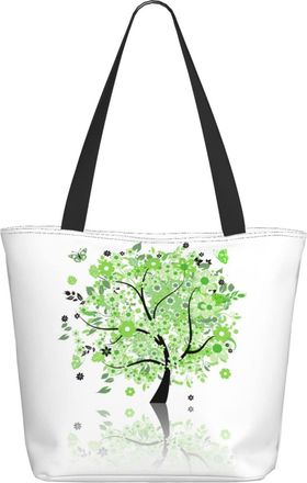 AOOEDM Spring Flowers Tree Ladies Shopping Bag 13x11x7in.The Perfect ValentineS Day Gift.It Is The Best ValentineS Day Gift For Mom, Daughter, Wife,Etc