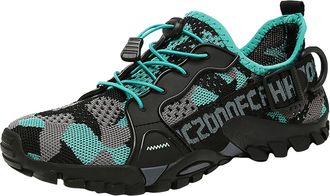 Generic Mens Outdoor Walking Shoes | Sports Mesh Breathable Running Shoes Hiking Shoes Lightweight Sports Shoes Outdoor Climbing Shoes Durable Slip-On Shoes C