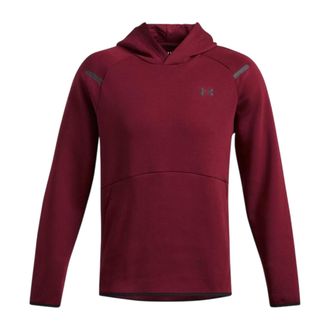 Under Armour Heren Essential Fleece Raglan Hoodie (Rood)