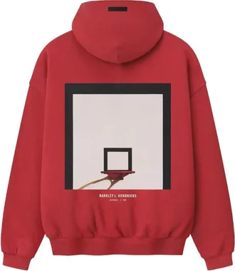 Fear of God x NBA x Barkley Hendricks 90s Hoodie Faded Garnet 192BH266916F