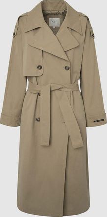 Pepe Jeans London Trench Coat Tan