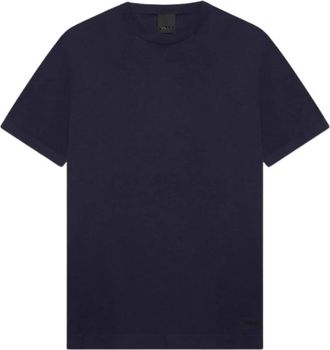 Suns Rondgebreide T-shirt met Ronde Hals - Heren - T-shirts - Blauw - XL - Tops