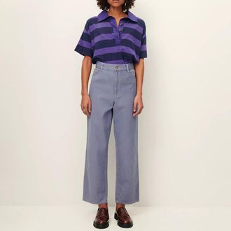 Sessun 7/8e rechte jeans met hoge taille, BAY CRUISE