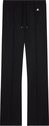 Courrèges straight-leg track pants - men - Polyester - S - Black