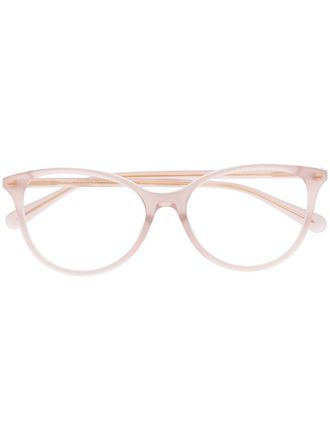 Gucci transparent-cat-eye-frame glasses - Pink