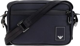 Emporio Armani Borsa messenger con applicazione - Blu