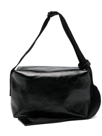 Uma Wang medium shoulder bag - women - Leather - One Size - Black
