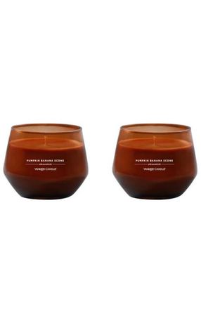 Yankee Candle Company Pumpkin Banana Scone Studio Candle with Essential Oils, Set of 2 in Dark Orange at Nordstrom
