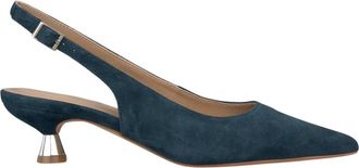 Alma En Pena Basic Pacifier Heel Sandal - Dames - Pumps - Blauw - 39 EU - Leer - Schoenen