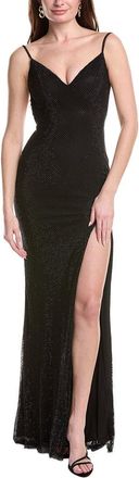 Jovani Solid Net Gown