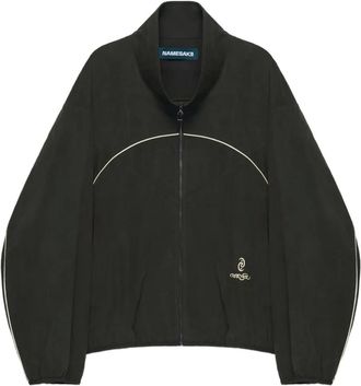 Namesake zip trim jacket - unisex - Cotton/Nylon/Polyester - L - Black