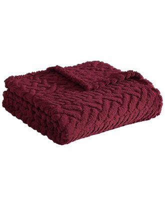 Nautica Declan Sherpa Reversible Throw Blanket