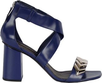 Louis Vuitton Womens Leather Westbound Block-Heel Sandal - 10S (Authentic Pre-Loved)