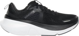 Saucony Womens Guide 18 Running Shoes In Black/white
