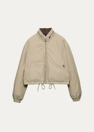 Prada Drawstring-Hem Down Jacket