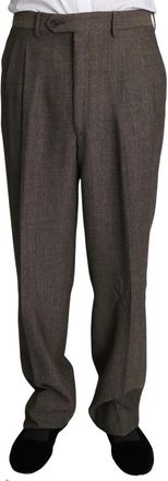 Dolce & Gabbana Mens Brown Single Breasted Wool Suit
