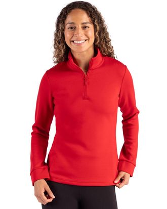 Clique Haven Recycled Womens Quarter Zip Sweatshirt