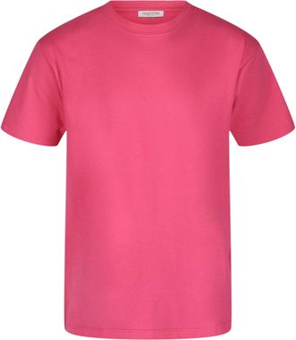 Valentino Rockstud Accent Cotton T-Shirt