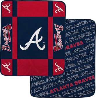 Pegasus Sports Atlanta Braves Mlb Double-Sided Plush Blanket