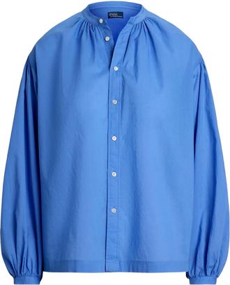 Polo Ralph Lauren Camicia con maniche a palloncino - Blu