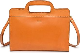 OLD TREND Sleek Creek Leather Crossbody Bag in Chestnut at Nordstrom Rack