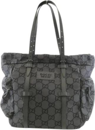 Gucci Pre-owned Shoulder Bags, female, Black, Size: ONE SIZE Pre-owned Vintage Shoulder Bag