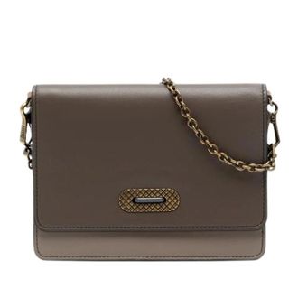 Bottega Veneta Pre-owned Cross Body Bags, female, Brown, Size: ONE SIZE Pre-owned Crossbody Bag