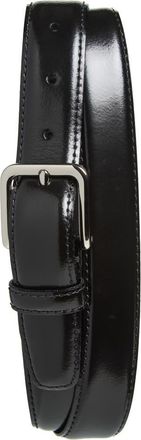 Vince Spazzolato Leather Belt in Black at Nordstrom, Size 34